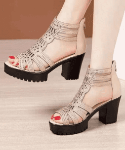 Woven Embroidered Slippers LX-872021