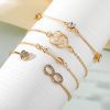 Classic Bracelet With Flowers Pendants VVSL-9110073