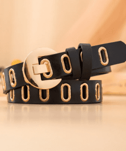 2 Colors printed letter leather Belt PD-862040