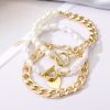 Diamond Alphabet Bracelet CCSL-9110049