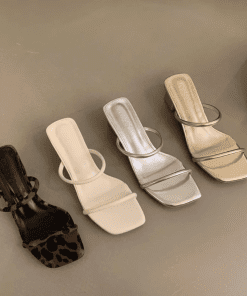 Classic Cut-out sandals with open toe LX-872106
