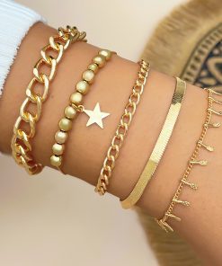 Fashion Pearls Chain Bracelet CCSL-9110054