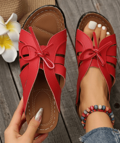 Classic Leather Flip-flops Sandals LX-872084