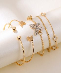 Classic 1cm Silver/Golden/Rose golden Lucky clover Bracelet QTSL-9110040