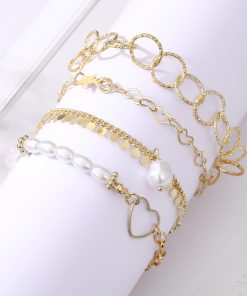 Classic Full Diamond Silver Bracelet HHSL-911001