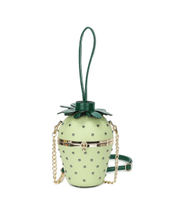 12cm BlackLittle Coins Bag With Chains