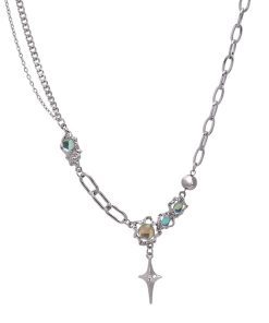 Classic Diamond Lucky clover Necklace QTXL-9120046