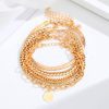 Classic 5 Pendants Chains Bracelet PPSL-9110016