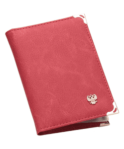 Fashion LM212 10x9x2cm High quality Wine Red Real Leather Wallet QB-927093