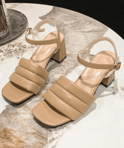 Classic Golden heads Sandals With Open Toe LX-872145