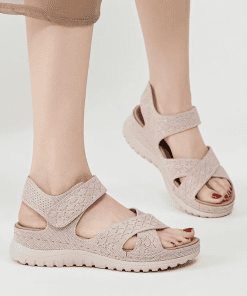 Vintage Real Leather Sandals With Open Toe LX-872134