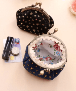 Vintage Square 50095 19x10cm Top quality Black&Red Wallet QB-927049