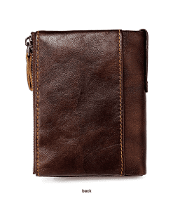 High quality 4171 10x3.5x8.5cm Brown Inside Real Leather Wallet QB-927101
