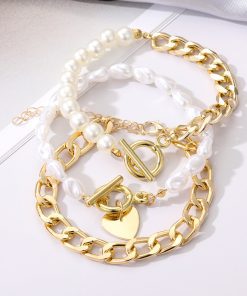 Fashion Full Diamonds Chains Bracelet QTSL-9110052