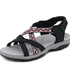 Vintage Flower Sandals With Open Toe LX-872137