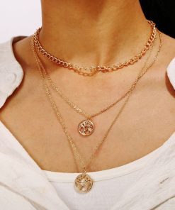 Classic Heart Pendants Silver Chains Necklace PPXL-9120006