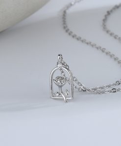 Fashion Lucky clover Pendant Pearls Necklace CCXL-91200163