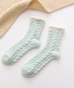 Fashion 1 Pairs of 100% Long Cotton stockings calf socks WZ-924000322