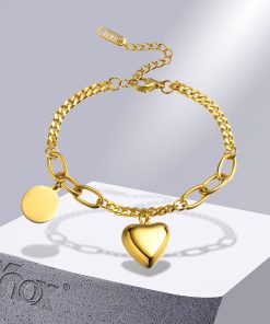 Vintage U shape Chain Necklace&Bracelet set QTSL-9110058