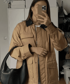 Classic Top quality Yellow Waterproof Goose Down Jacket For winter WT-813026