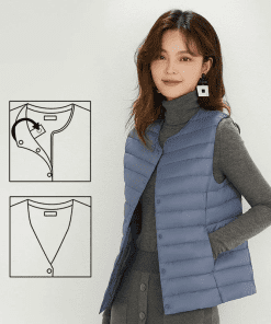 Classic Top quality Duck down Waterproof Blue Hooded Down jacket For winter WT-813056