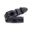 Fashion Top quality steel Buckle Wide-2cm Alphabets Real Leather Belt PD-862099