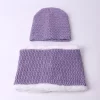 Sets of Knitte Cotton hat Scarf For winter  TZ- 851003