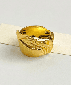 Fashion 3Colors Alphabets Non allergic open-ended Ring JZ-914026