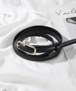 Fashion Top quality steel Buckle 1.2cm Wide Real Leather Belt PD-862090