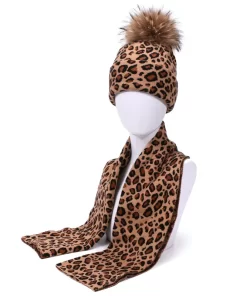 Sets of Knitte Cotton hat Scarf For winter  TZ- 851001