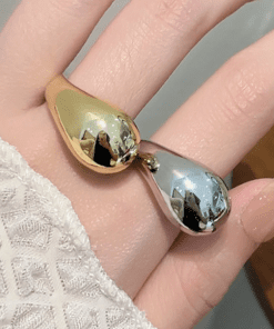 Fashion Non allergic Silver Alphabets open-ended Ring JZ-914023