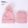 Sets of Knitte Cotton hat Scarf For winter  TZ- 851008