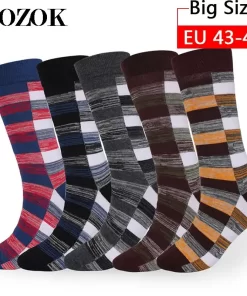 Set of 5 Pairs of Cotton Breathable Crew Socks WZ-92400035