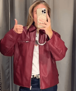 Classic Top quality Red Waterproof Goose Down Jacket For winter WT-813027