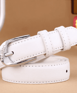Classic Top quality steel Buckle Belt Wide-2.5cm reversible Leather  Belt For woman PD-862136