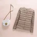 Fashion Top quality waterproof Beige Cashmere Adjustable Hooded Down jacket For winter WT-813051