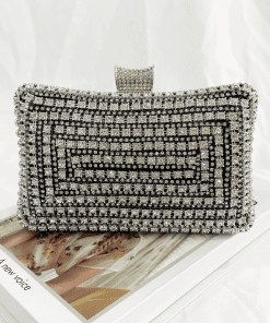 Black Checks Bags Set-Size 35x30x10cm,23x12x5cm,19x10cm