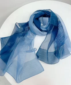 Classic Cashmere 195x35cm knitted Scarf WJ-985167