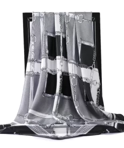 Fashion Cashmere 180x30cm Embroidery Checks scarf WJ-985214