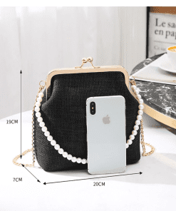 446744 Classic Top quality 22x13x6cm velvet Chains Flap bag BB-921330