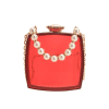 447632 Classic Top quality 24x13x7cm Chains  White Twill Hand bag BB-921356