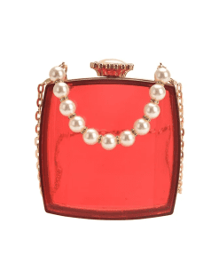 447632 Classic Top quality 24x13x7cm Chains  White Twill Hand bag BB-921356