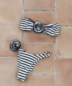 Sexy Tankini halter top Swimsuits with bow ties YY-925463