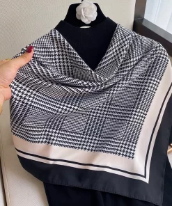 70x70cm Fashion High quality Silk Scarf WJ-986023