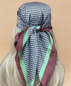 90x90cm Vintage High quality Hand-roll Silk Scarf WJ-986044