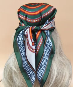 90x90cm Vintage Alphabets High quality Hand-roll Silk Scarf WJ-986046