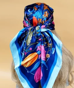 180x65cm Fashion Alphabets High quality Silk Scarf WJ-986089
