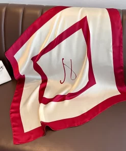 180x90cm Classical Alphabets High quality Long Silk Scarf WJ-986110