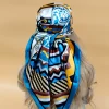 180x90cm Alphabets High quality Long Silk Scarf WJ-986114