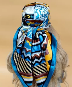180x90cm Alphabets High quality Long Silk Scarf WJ-986114